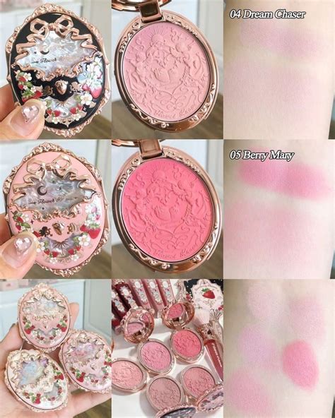 Flower knows blush - Inspired by the unique 'rose windows' of medieval architecture, our design features an asymmetrical style that represents a yearning for freedom and brightness. The lively, colorful stained glass window, surrounded by bas-relief angels, creates a fresh, angelic look. Meet our brand-new melting cream blush.